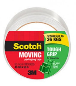 Scotch Tough Grip Moving Packaging Tape  48mm x 50M 1 roll