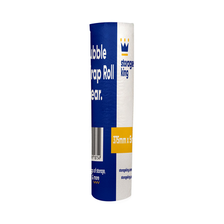 375mm x 5m Bubble Wrap Roll Clear