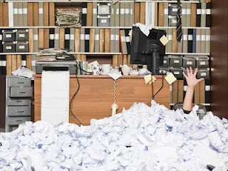 
Are you buried in paperwork?
