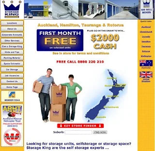 
Storage King Auckland - Win $2000 cash

