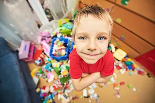 
Dealing with kids' clutter
