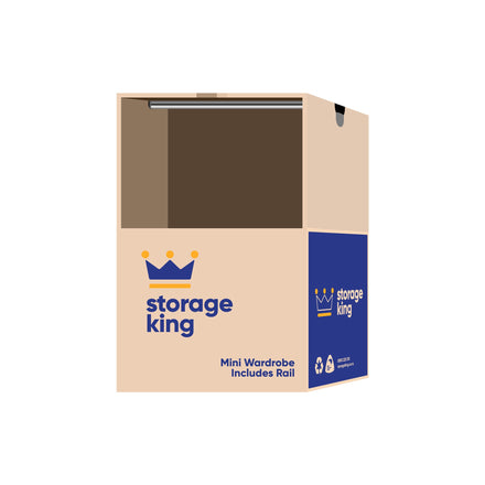 Mini Wardrobe Box with Rail