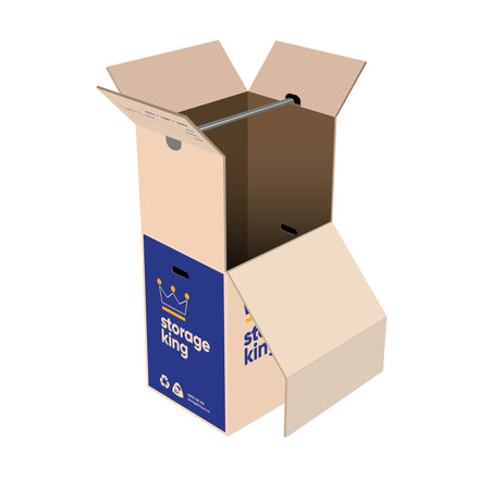 Wardrobe Box with Rail