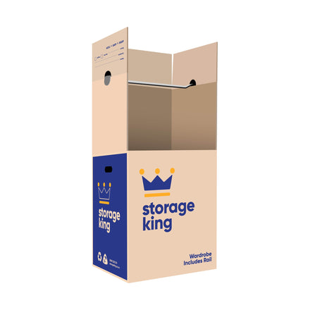 Wardrobe Box with Rail