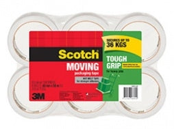Scotch Tough Grip Moving Packaging Tape ,48 mm x 50 m 6 rolls/ pack