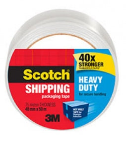 Scotch Heavy Duty Shipping Packaging Tape 48mm x 50M, 1 roll